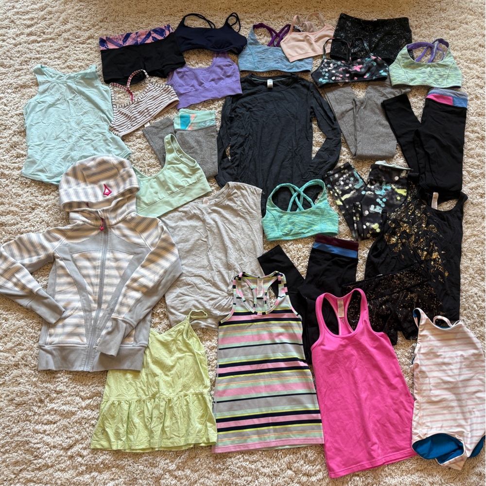 Ivivva by Lululemon HUGE Girls Size 10 LOT of 27 items